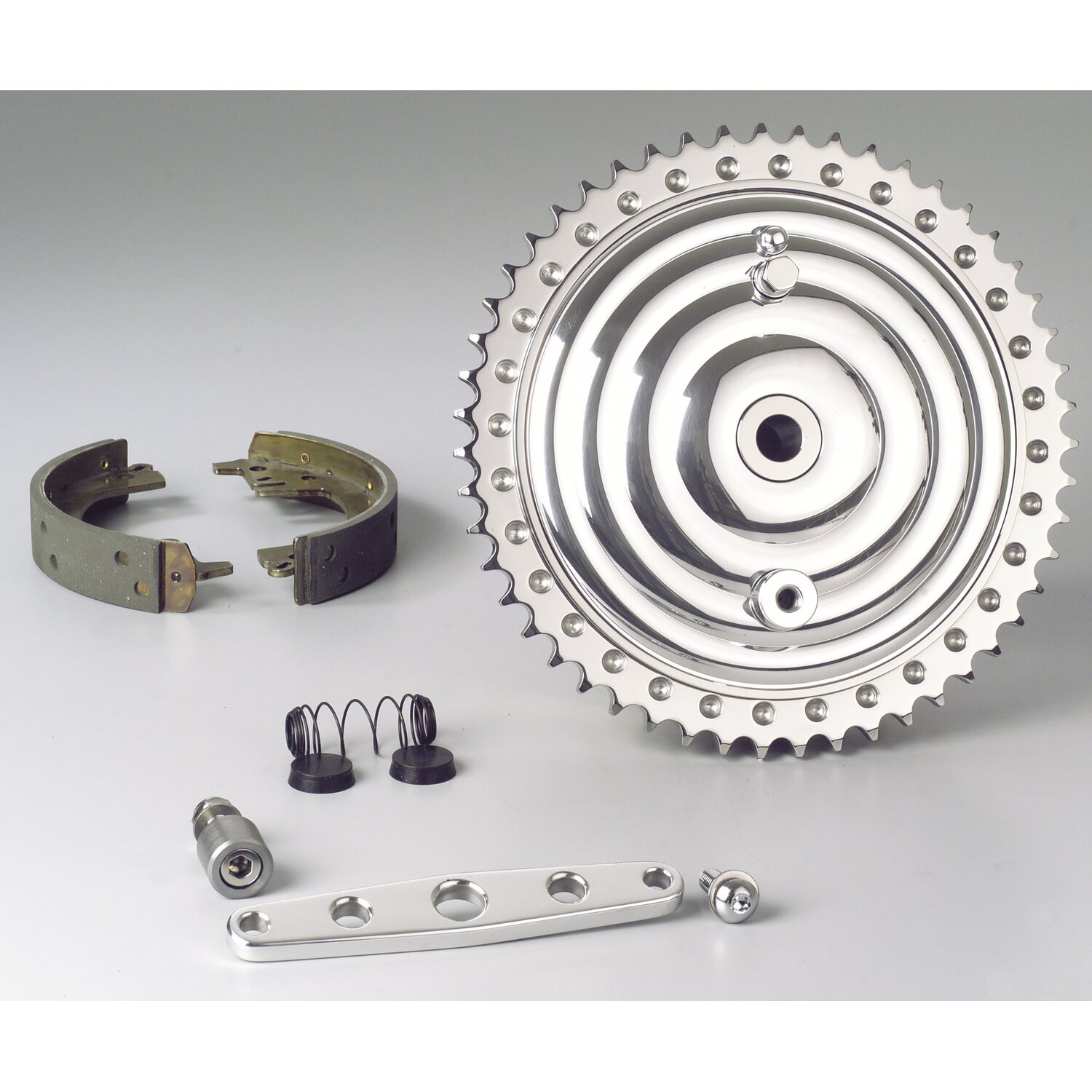 K-Tech, hydr. brake drum kit, Chrome
