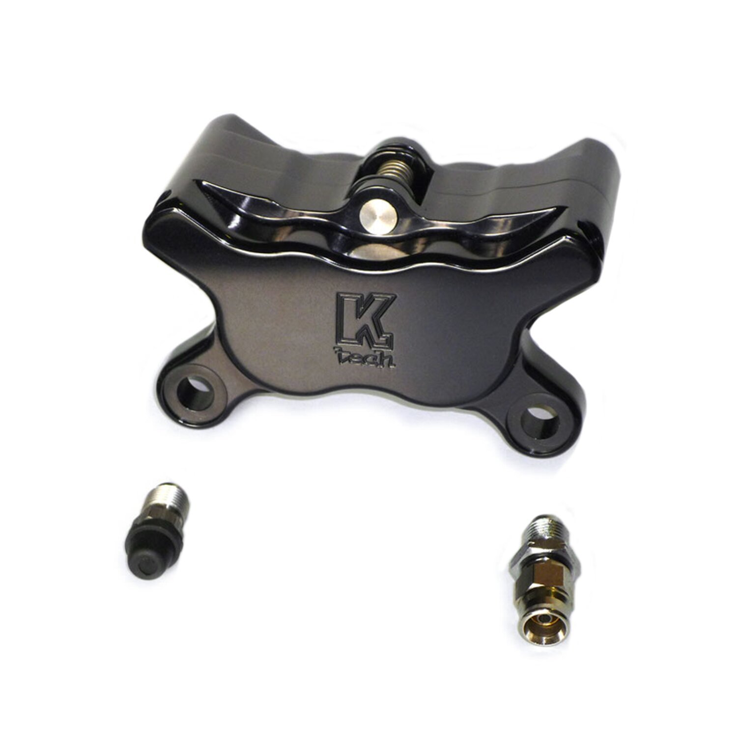 K-Tech 4-piston brake caliper, Black