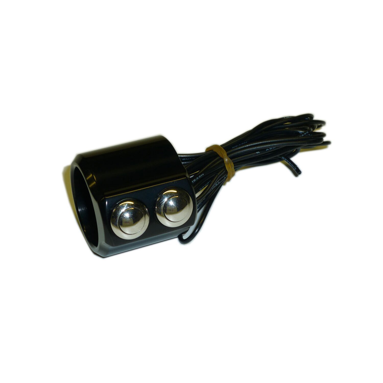 K-Tech, switch housing Evolution Line dual button, Black
