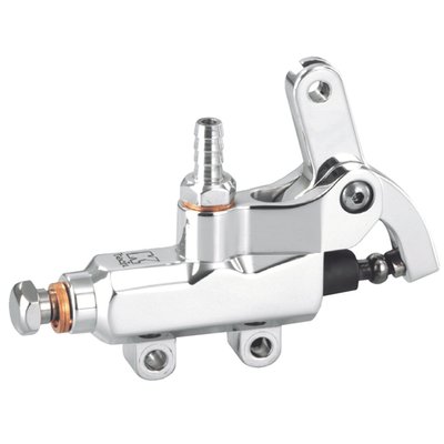 POLISHED; 14mm (9/16") piston; with non-integrated fluid reservoir; fluid reservoir 532216 must be ordered separately; M10x1 banjo thread size