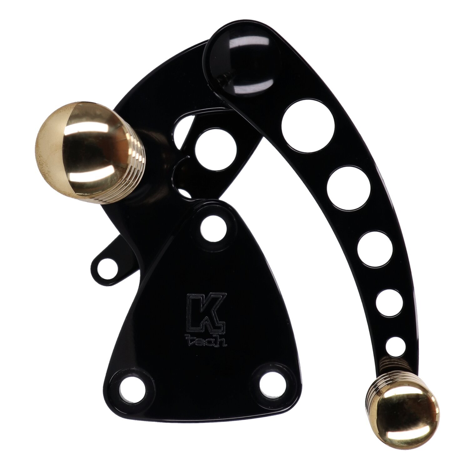 K-Tech, Vintage Style forward controls. Black & brass