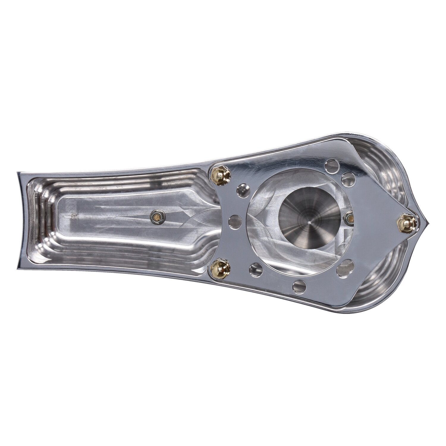 Kustom Tech, Nostalgia air intake. CV carb, Silver, Polished