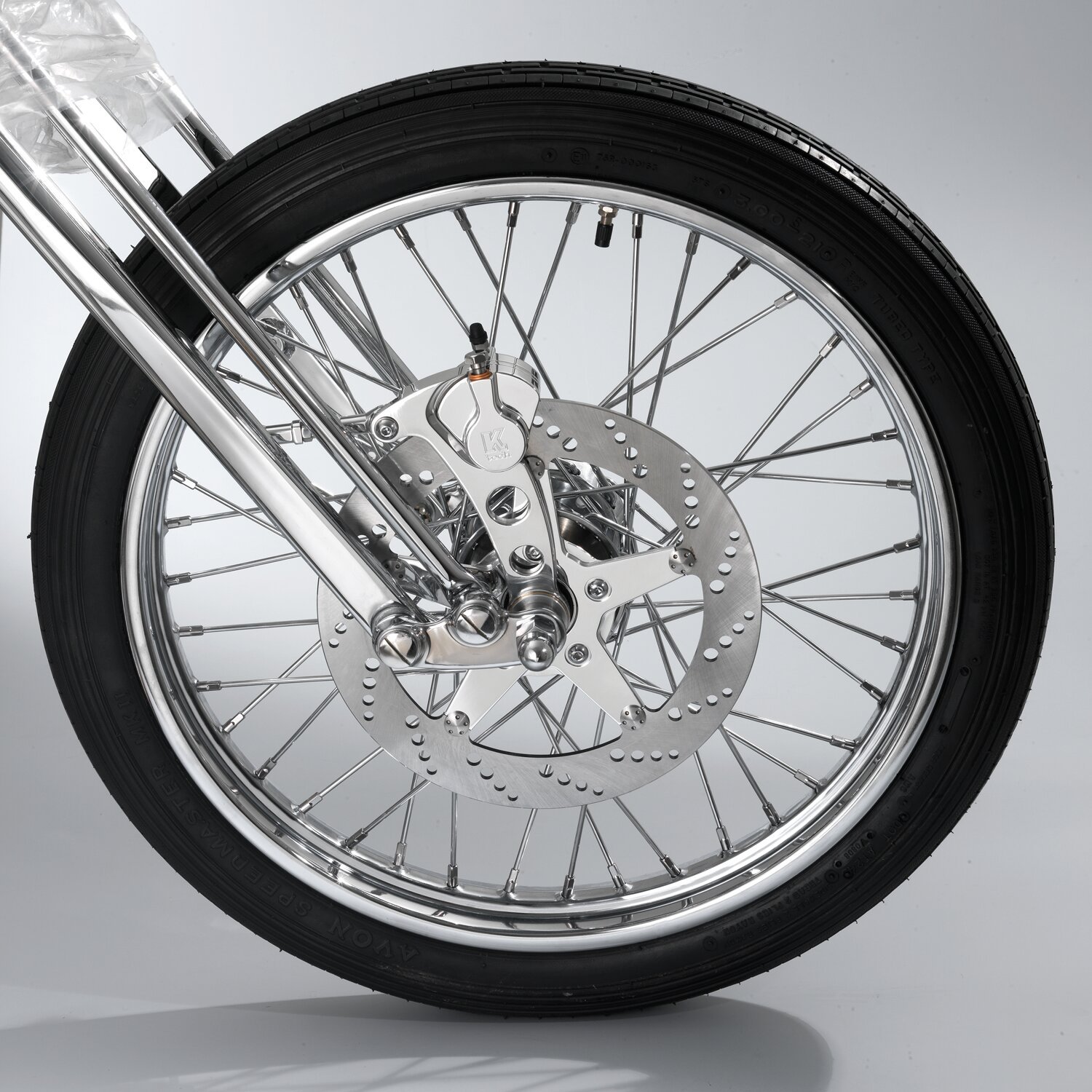 K-Tech, front brake system, Polished