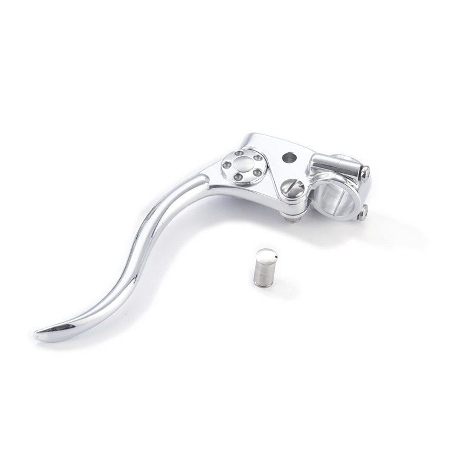 K-Tech, DeLuxe mechanical clutch lever assembly, Polished