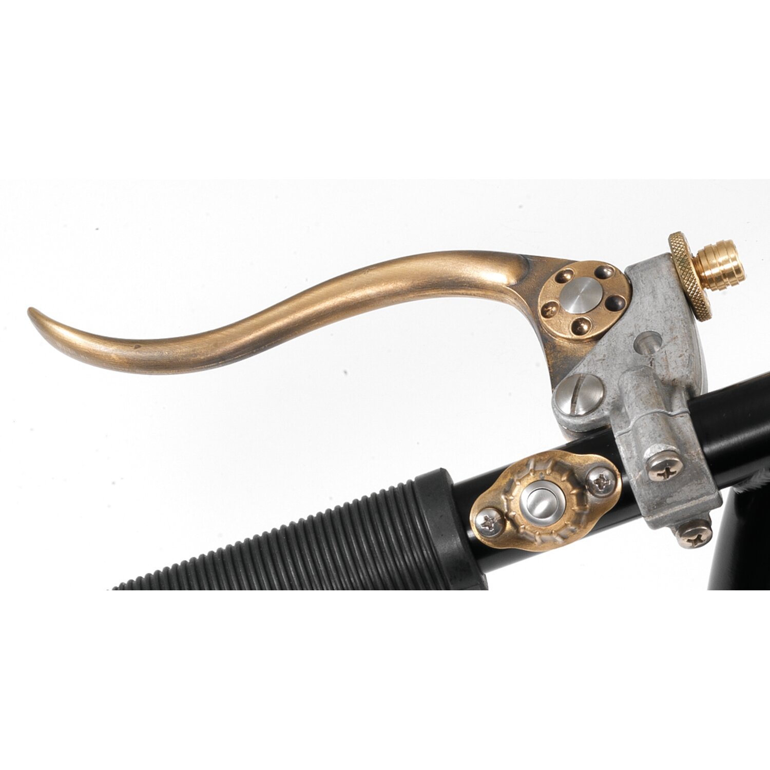K-Tech, DeLuxe mechanical clutch lever assembly. Brass/alu, Raw