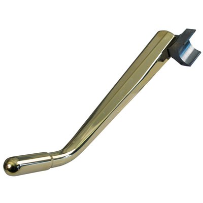 A custom, weld-on, kick stand can provide ultimate good looks. Polished billet brass with internal spring.
Note: This or a similar jiffy stand is required with all Kustom Tech forward controls. 
Warning: Jiffy stands (also side stands or kick stands), of the hidden internal spring-design, are un-safe and designed for show use only. When the side stand self-deploys due to unsufficient spring tension, for what ever reason, it may result in serious injury or death. Motorcycle Storehouse therefore strongly advises against using these side stands in actual riding conditions.