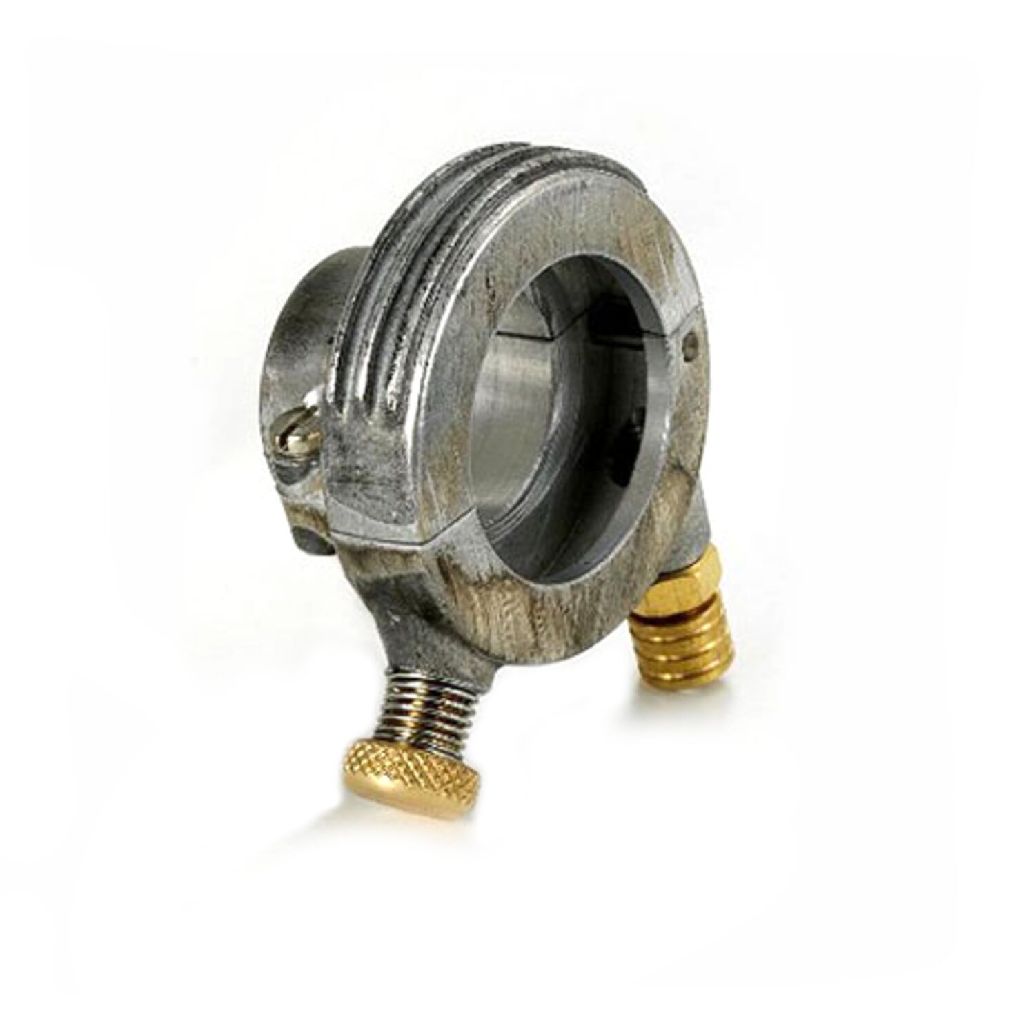 K-Tech DeLuxe external throttle housing. Raw aluminum, Unpainted