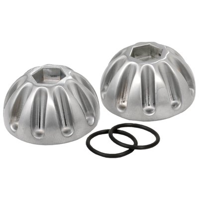 Forged brass construction, in a Groove custom style. The special O-ring design will help prevent leakage. These Kustom-Tech rocker nuts are a must-have for Brass Knuckle lovers!
Note: For a replacement o-ring set see 532362.