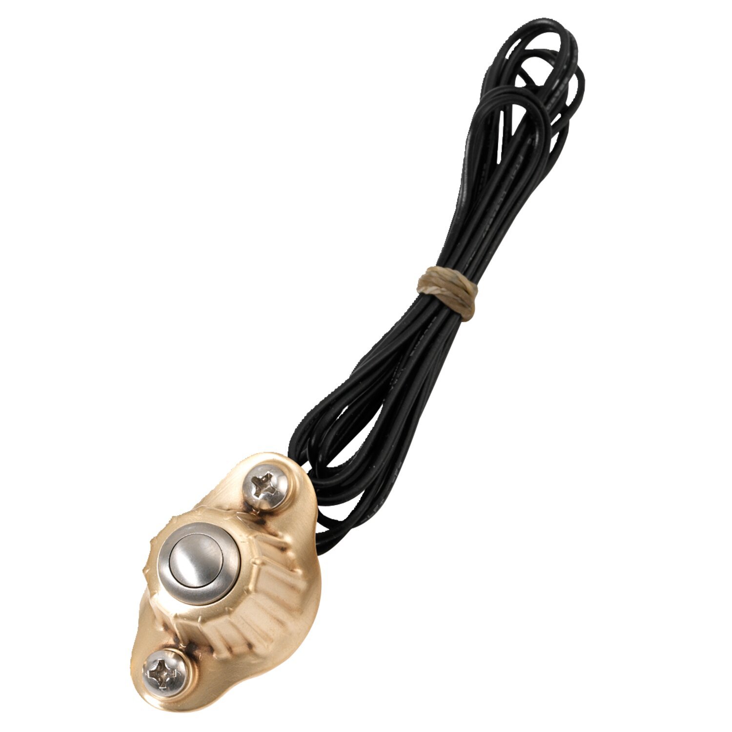 Kustom Tech, Deluxe handlebar switch. Single button, Satin