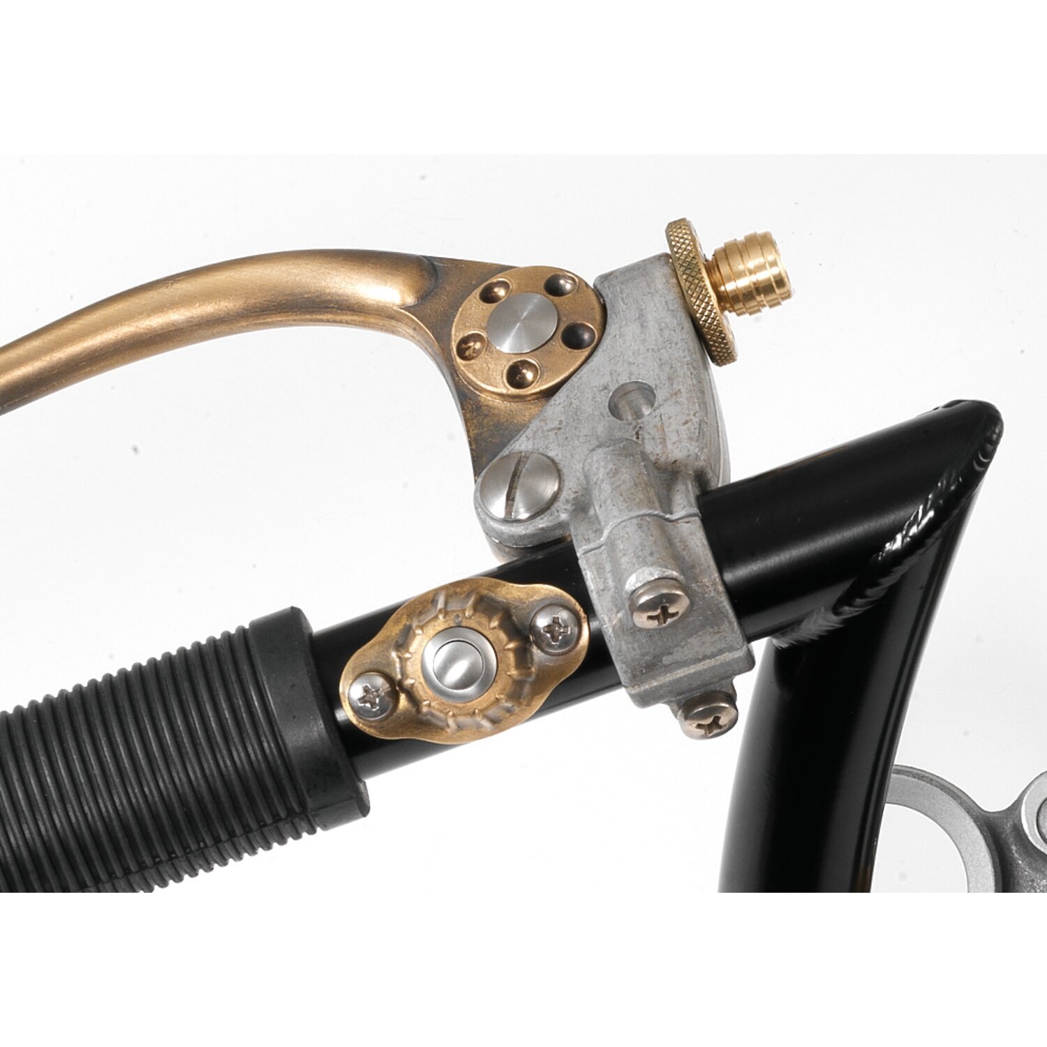 Kustom Tech, Deluxe handlebar switch. Single button, Raw