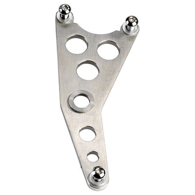 Stainless steel mounting bracket for use with 11-1/2" diameter brake rotors.