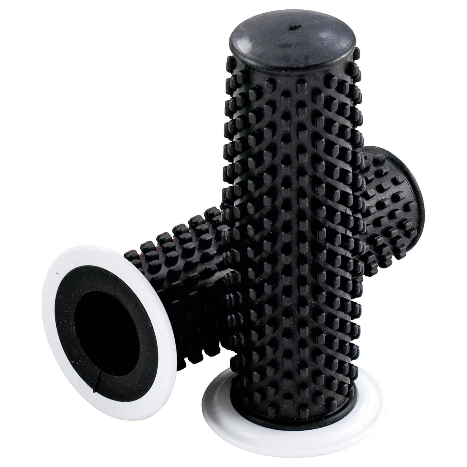 K-Tech, Kustom rubber grips. Black with white flange