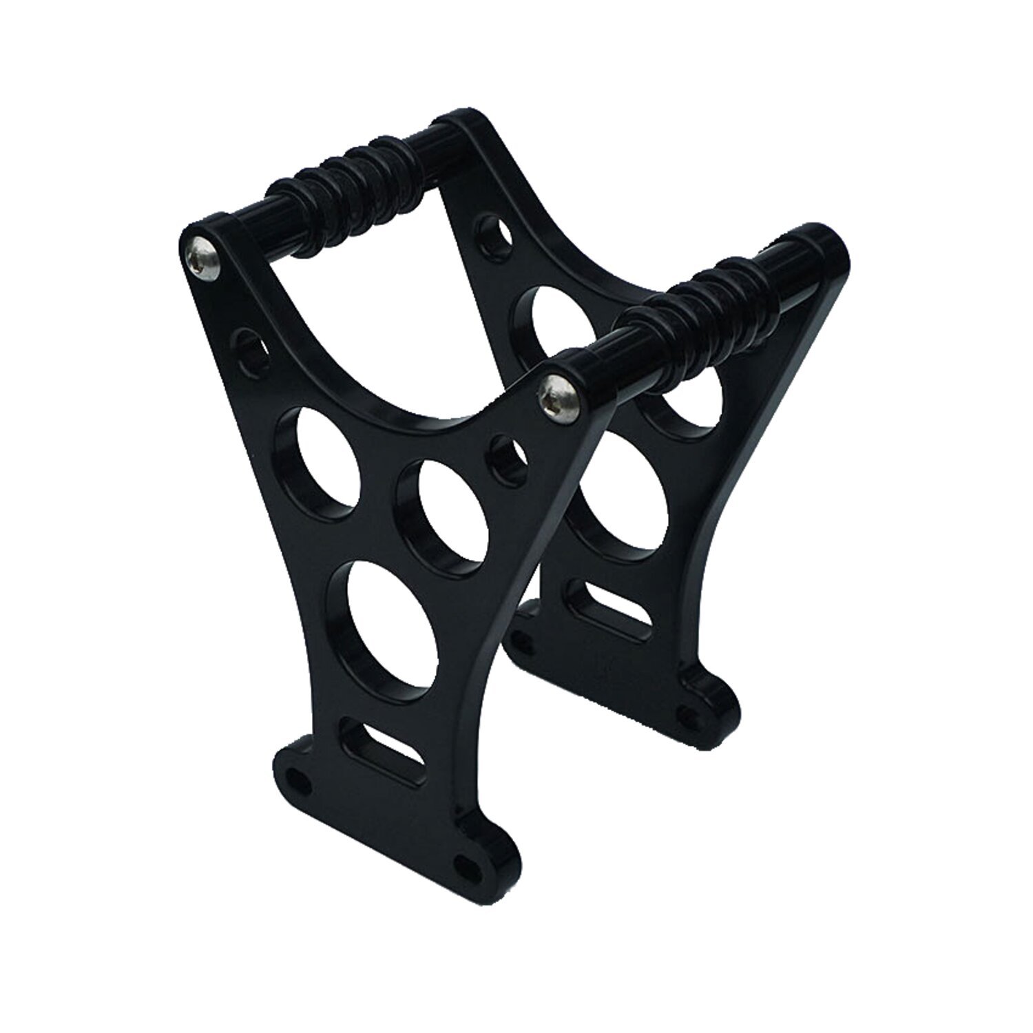 KustomTech, Dragster style fork brace, Black, Matte