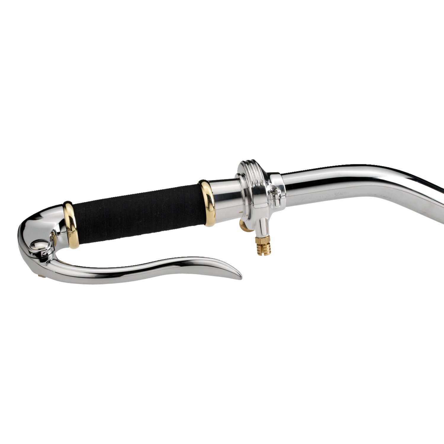 K-Tech, handlebar control retro inverted, Chrome