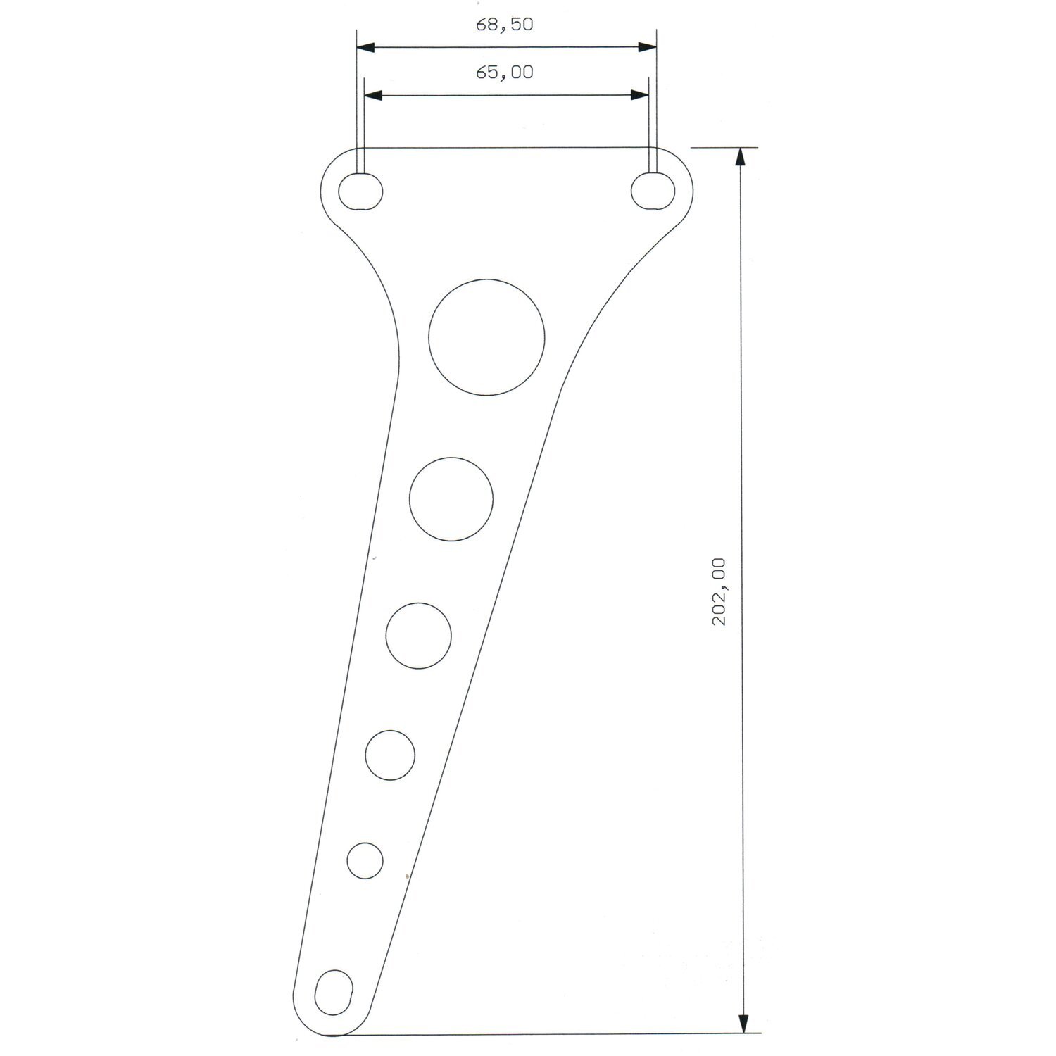 K-Tech, anchor bracket for showa frontend, Polished