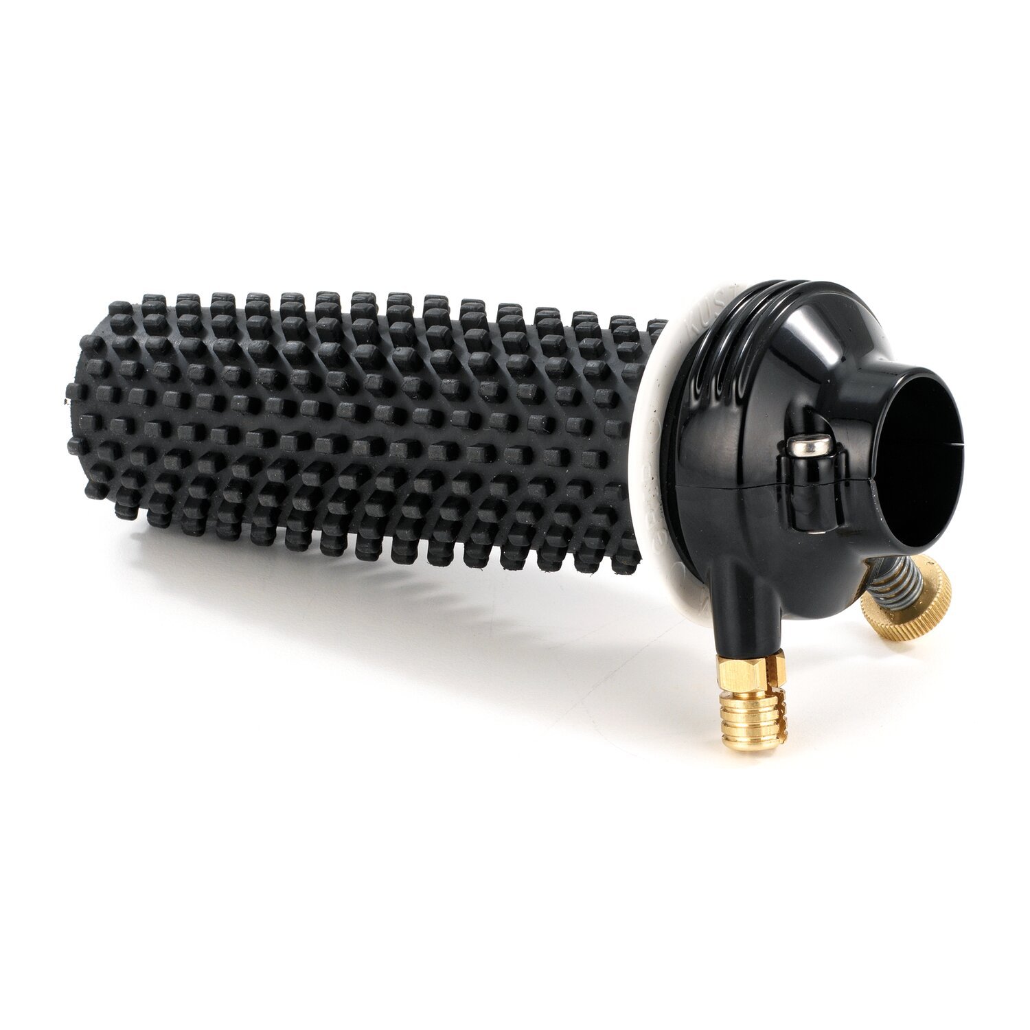 K-Tech DeLuxe external throttle housing. Black aluminum, Matte