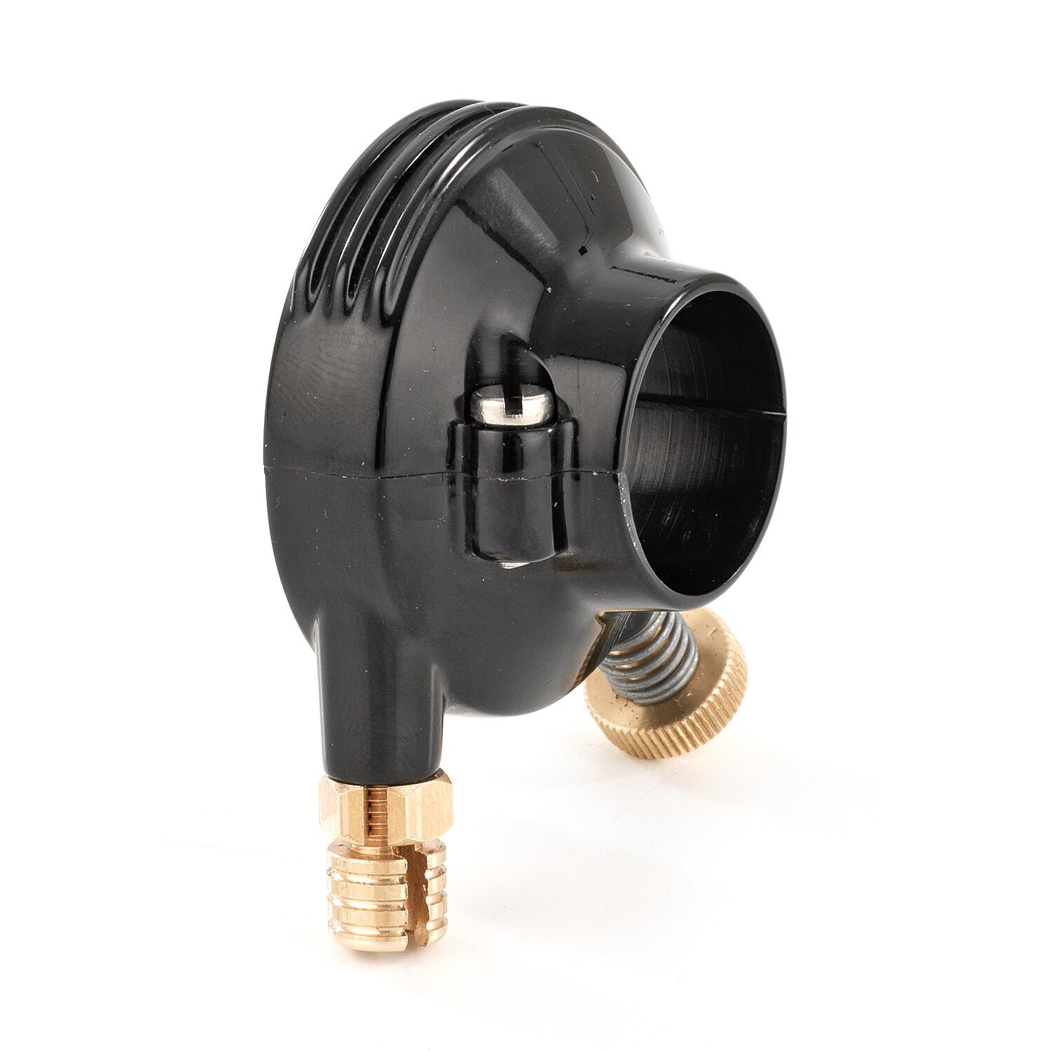 K-Tech DeLuxe external throttle housing. Black aluminum