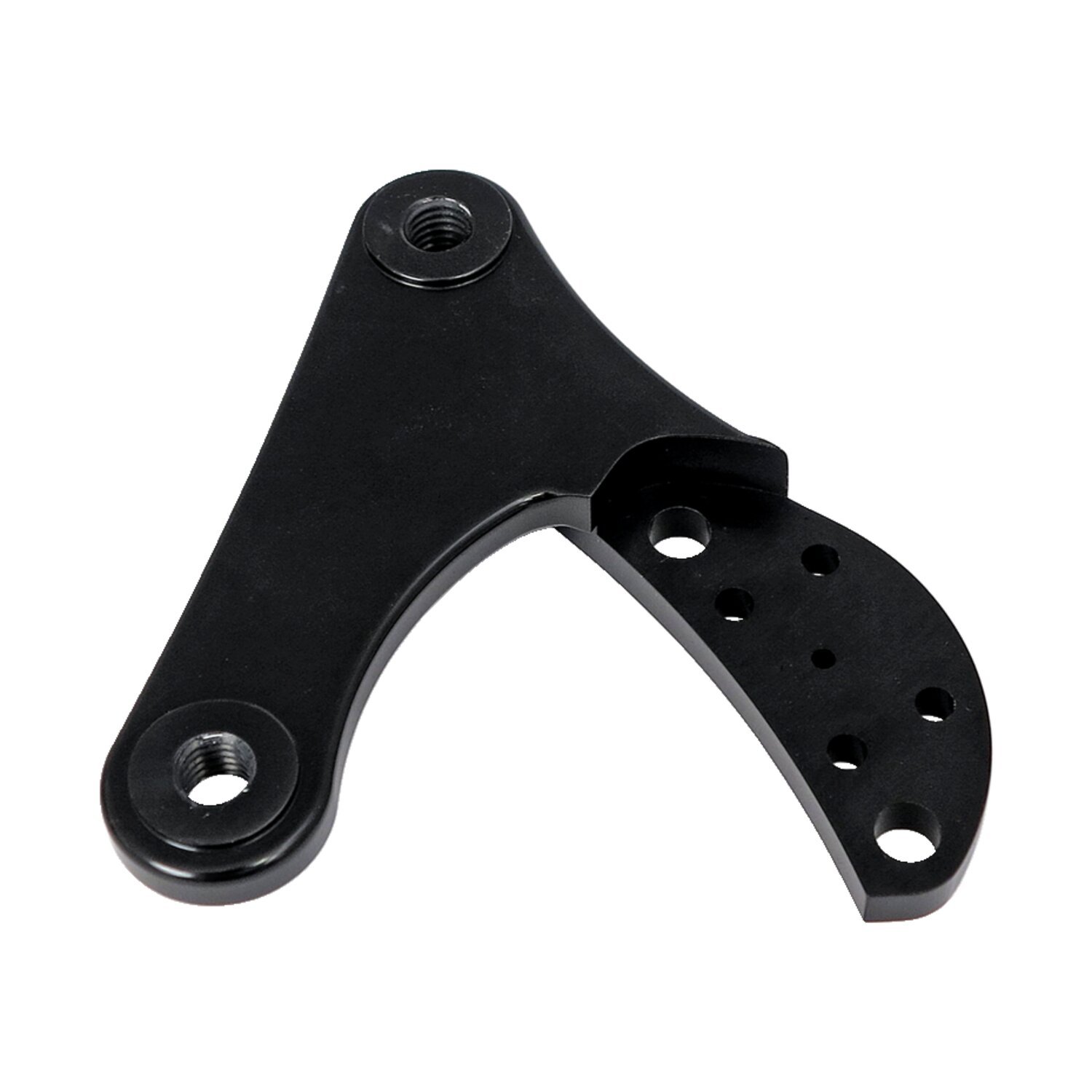 K-Tech 2-piston caliper mounting bracket left, Black