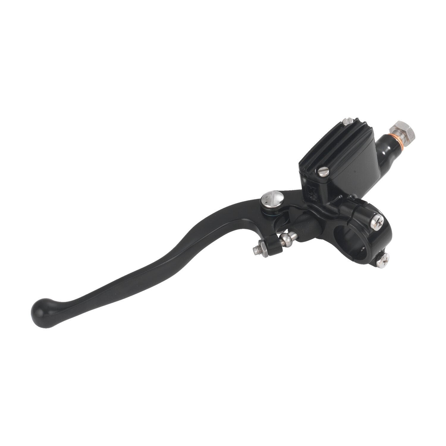 Kustom Tech, Classic clutch master cylinder. 14mm, Black, Matte