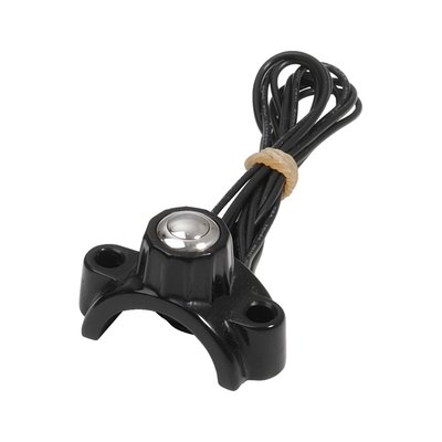 Black, forged aluminum, fits all 1" Kustom-Tech deluxe and classic master cylinder and clutch lever assembly