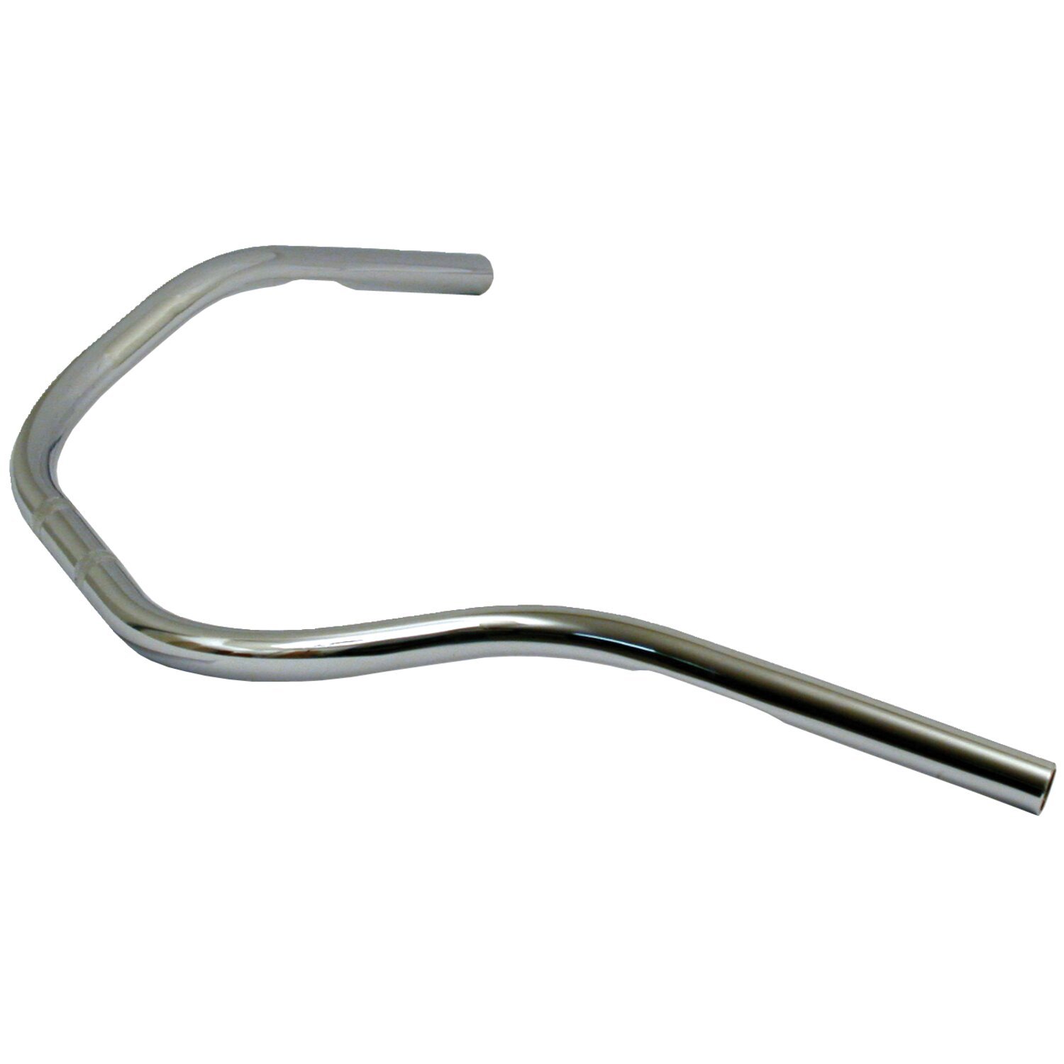 Burly, 1" Bikini Beach bar, Silver, Chrome