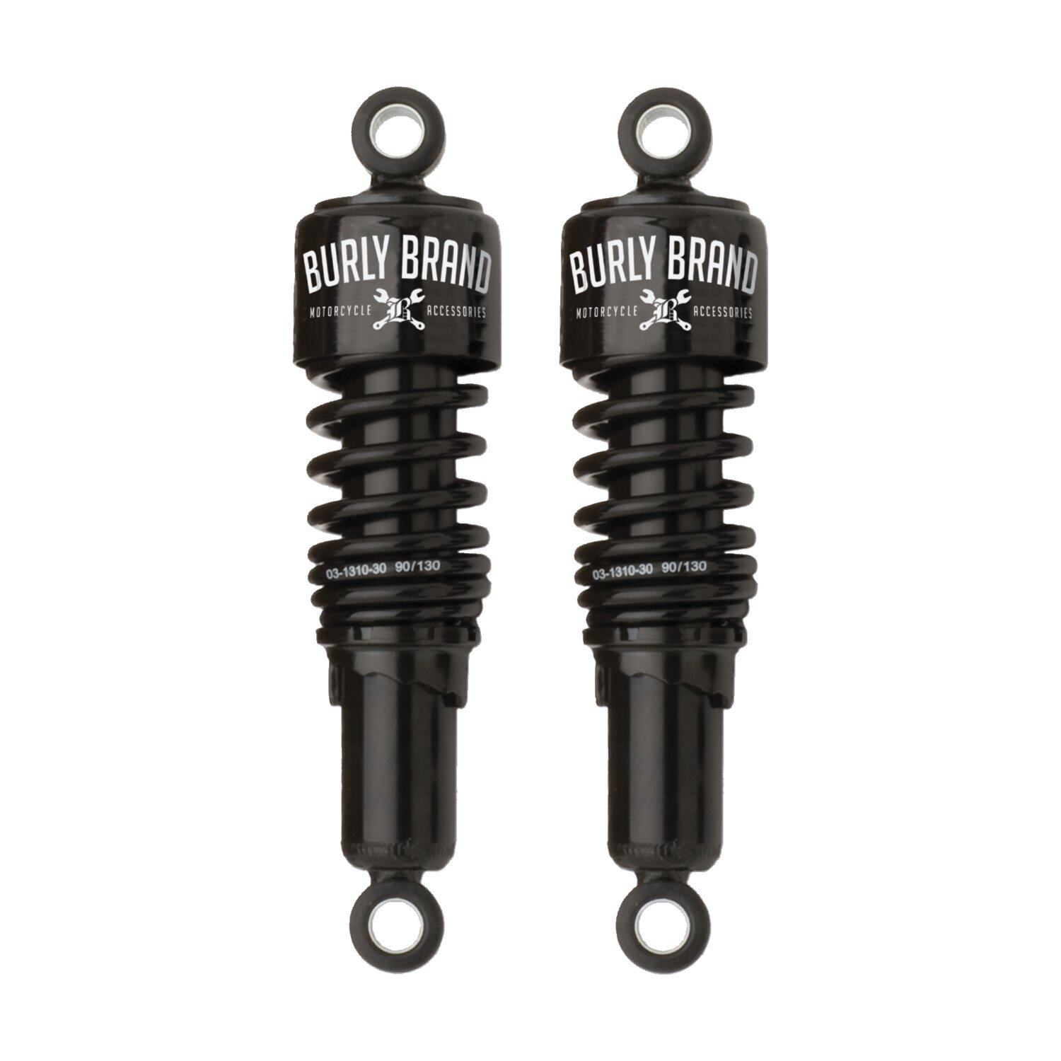 Burly, Slammer 10.5" lowering shocks, Black
