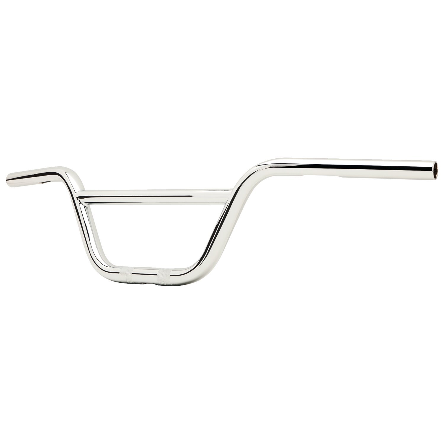 Burly, 1" Scrambler handlebar, Silver, Chrome