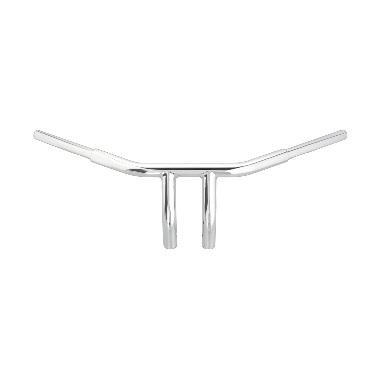Wild1, 1.25" Chubby pullback drag bar. 6" rise, Silver, Chrome