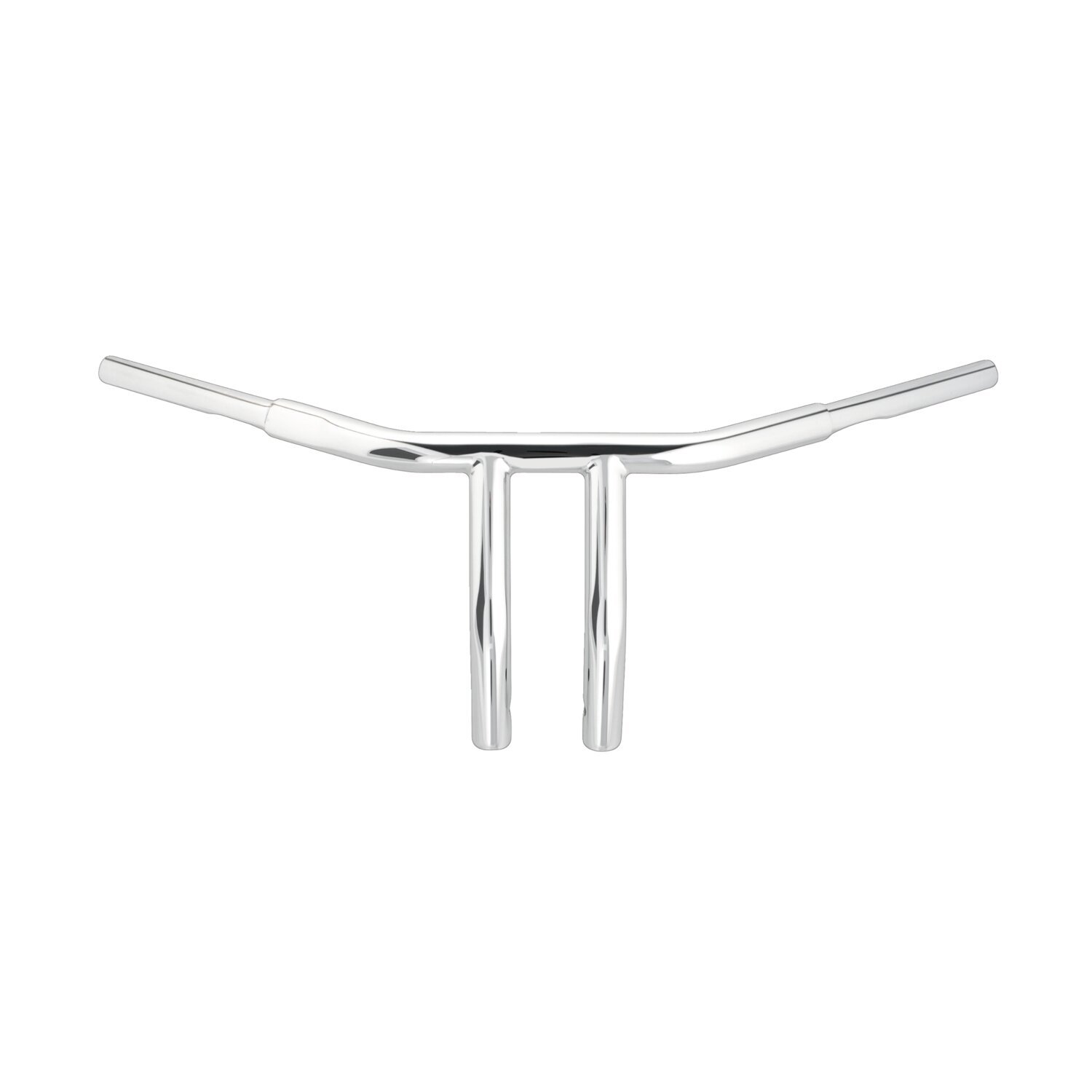 Wild1, 1.25" Chubby pullback drag bar. 8" rise, Silver, Chrome