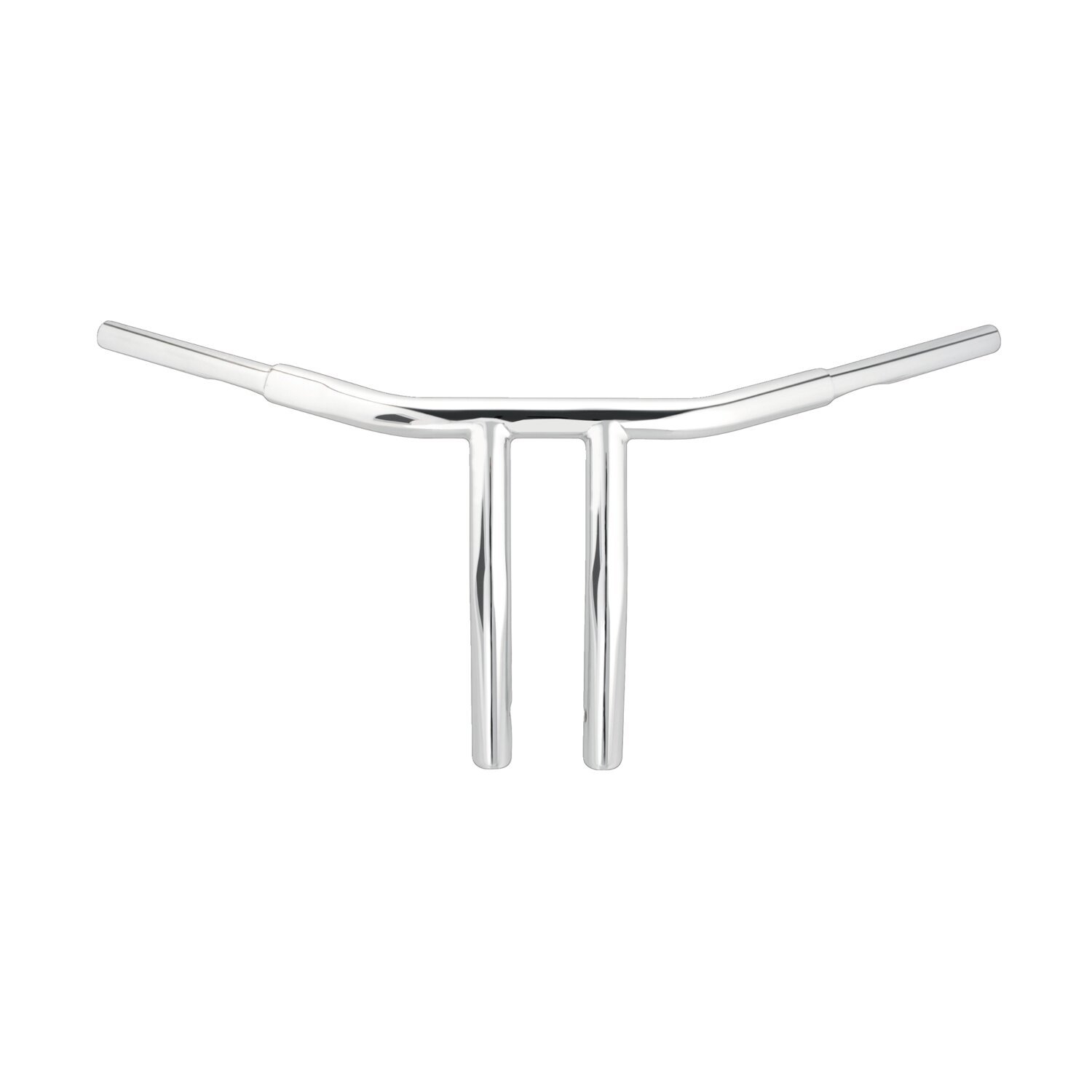 Wild1, 1.25" Chubby pullback drag bar. 10" rise, Silver, Chrome
