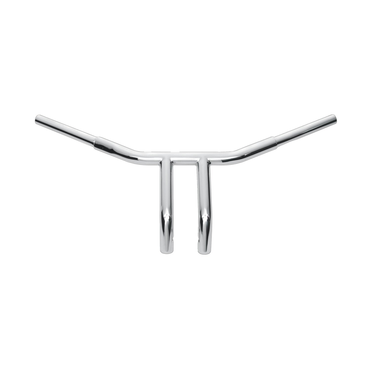 Wild1, Chubby Low-Profile pullback drag bar 1-1/4, Silver, Chrome