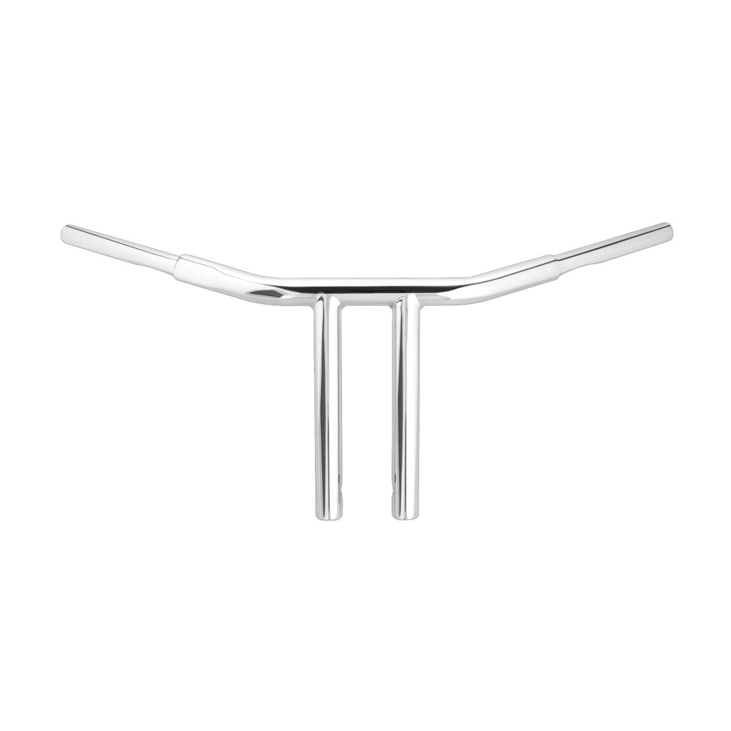 Wild1, 1-1/4 physco Chubby Chopper T-bar, Silver, Chrome