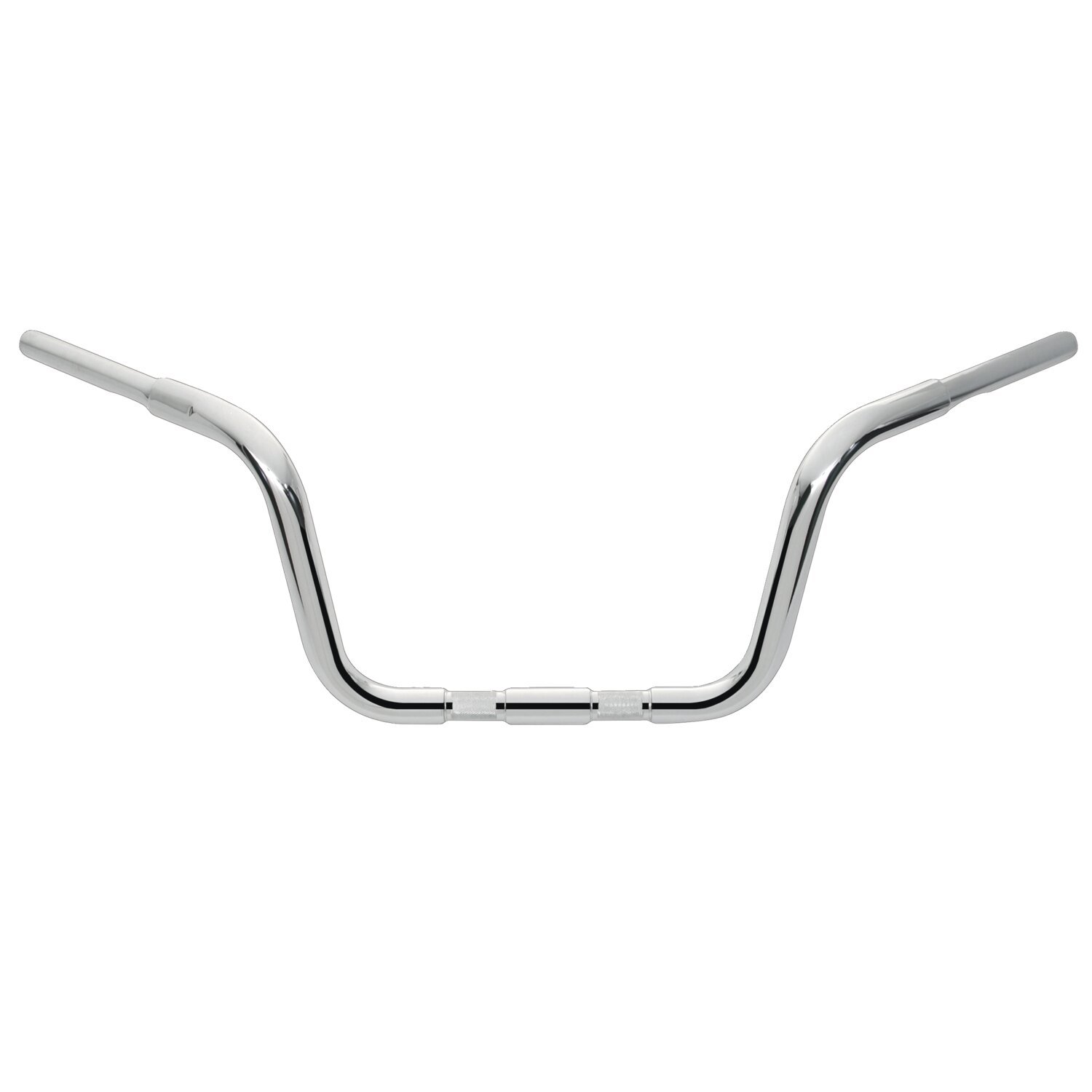 Wild1, 1-1/4 Chubby 9.5" ape, Silver, Chrome