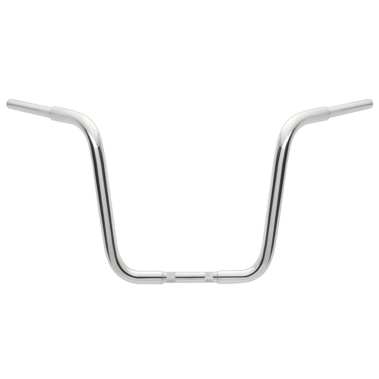 Wild1, 1-1/4" Chubby Apehangers. Chrome, 14" rise, Silver