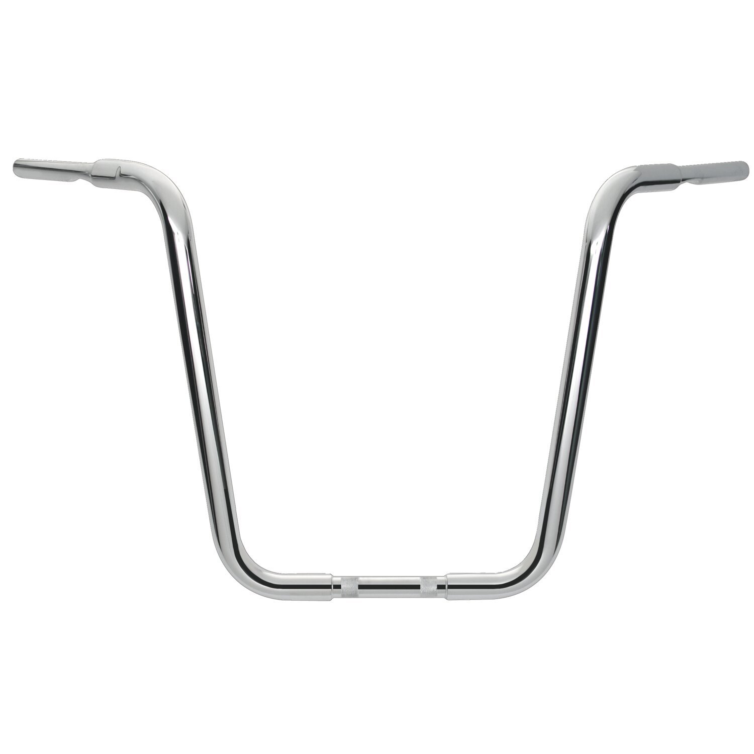 Wild1, 1-1/4" Psyco Chubby Apehangers. Chrome, 18" rise, Silver