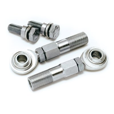 Once installed you can adjust the height of the motorcycle and lower it to a maximum of 2 inches. 
No permanent modifications necessary.