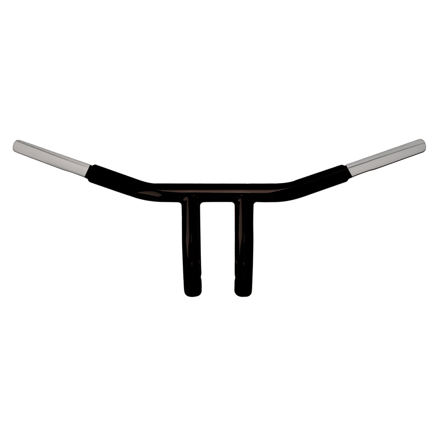 Wild1, 1.25" Chubby pullback drag bar. 6" rise, Black, Powder Coated
