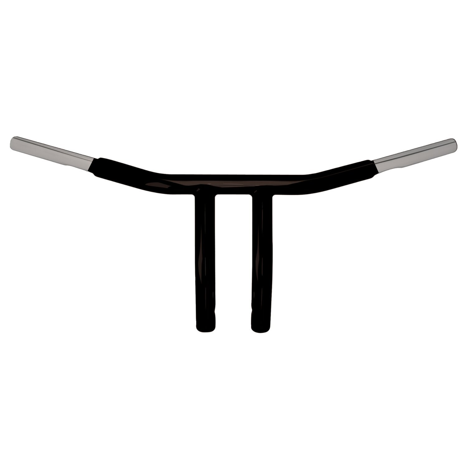 Wild1, 1.25" Chubby pullback drag bar. 8" rise, Black, Satin