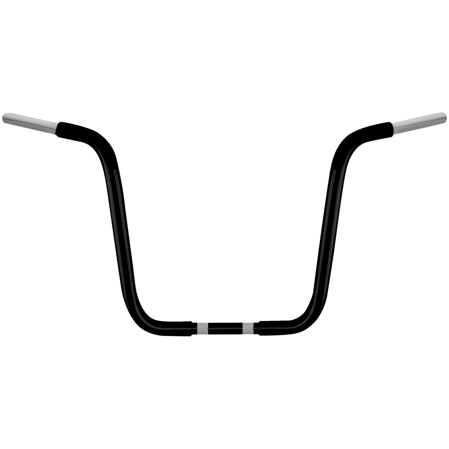 Wild1, 1-14" Chubby Apehangers. Black, 14" rise, Powder Coated