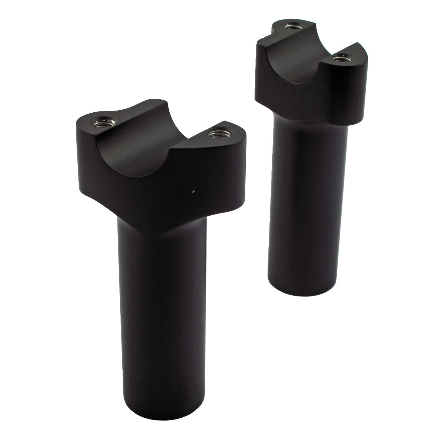 Wild1, Chubby risers. Straight. 4.5" rise, Black, Satin