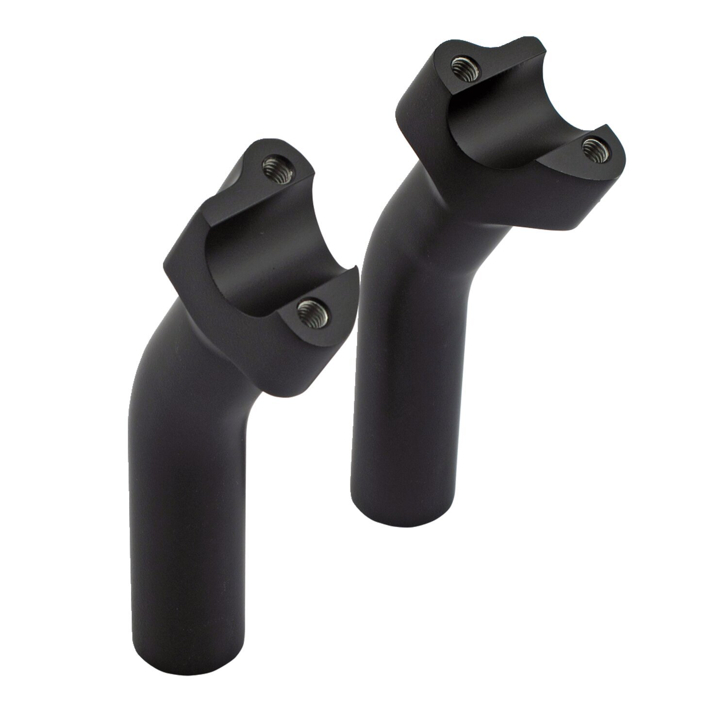 Wild1, Chubby risers. Pullback. 5.5" rise, Black, Satin