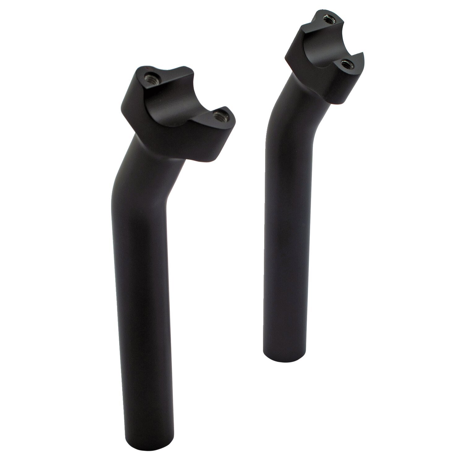 Wild1, Chubby risers. Pullback. 9.5" rise, Black, Satin