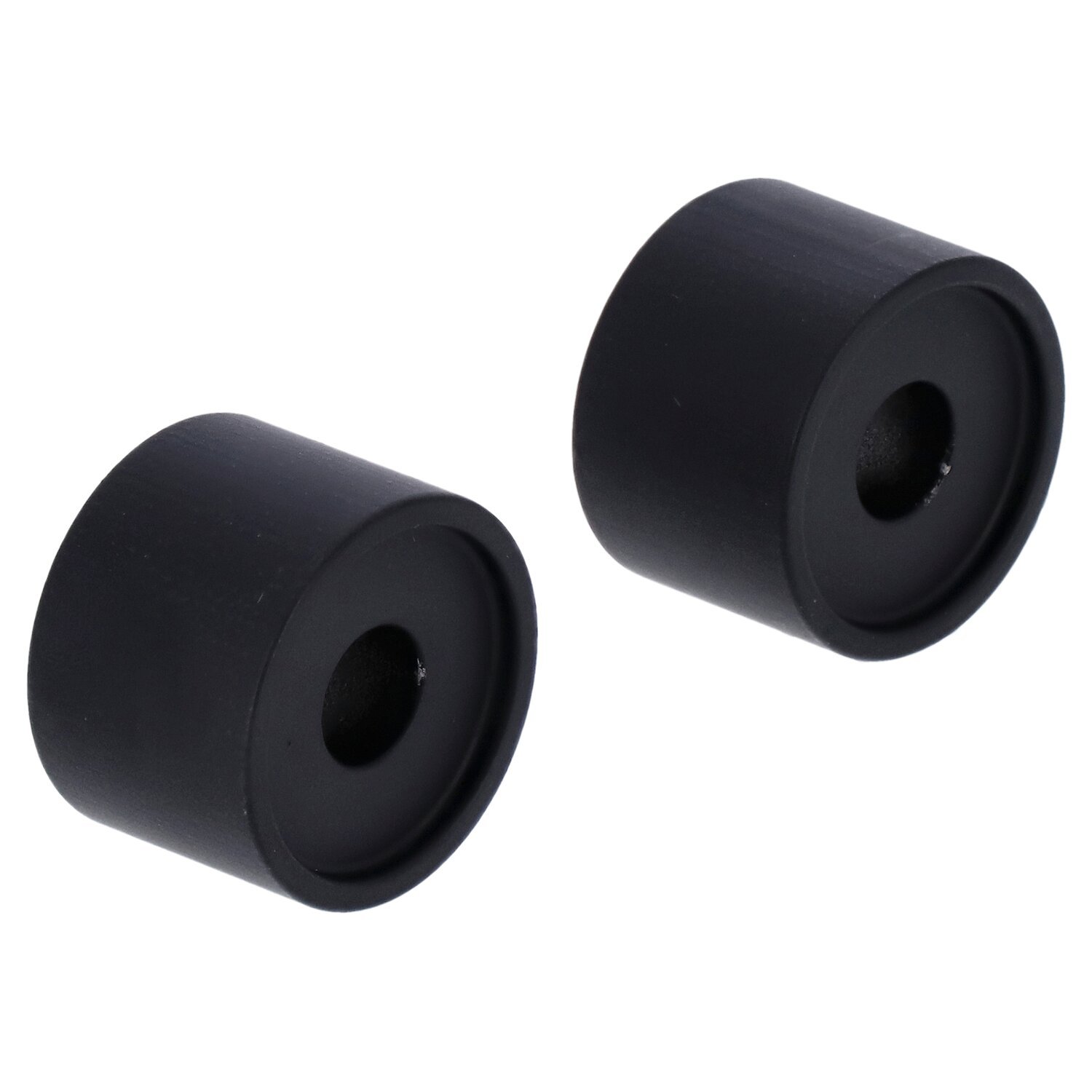 Wild1, riser extensions. 1" tall, Black, Satin