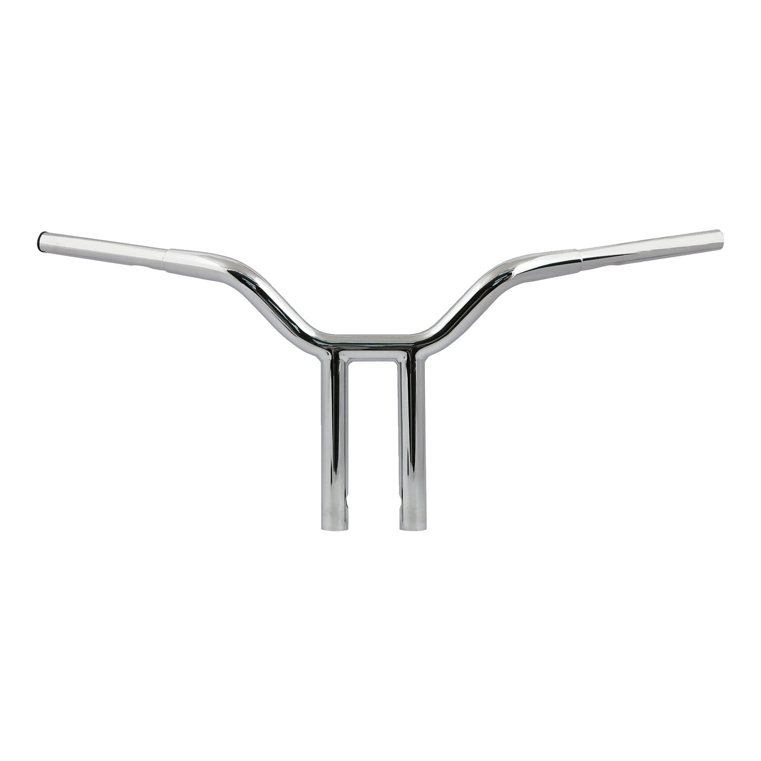 Wild1, Chubby Psycho streetfighter bar 1-1/4". Chrome, 12", Silver