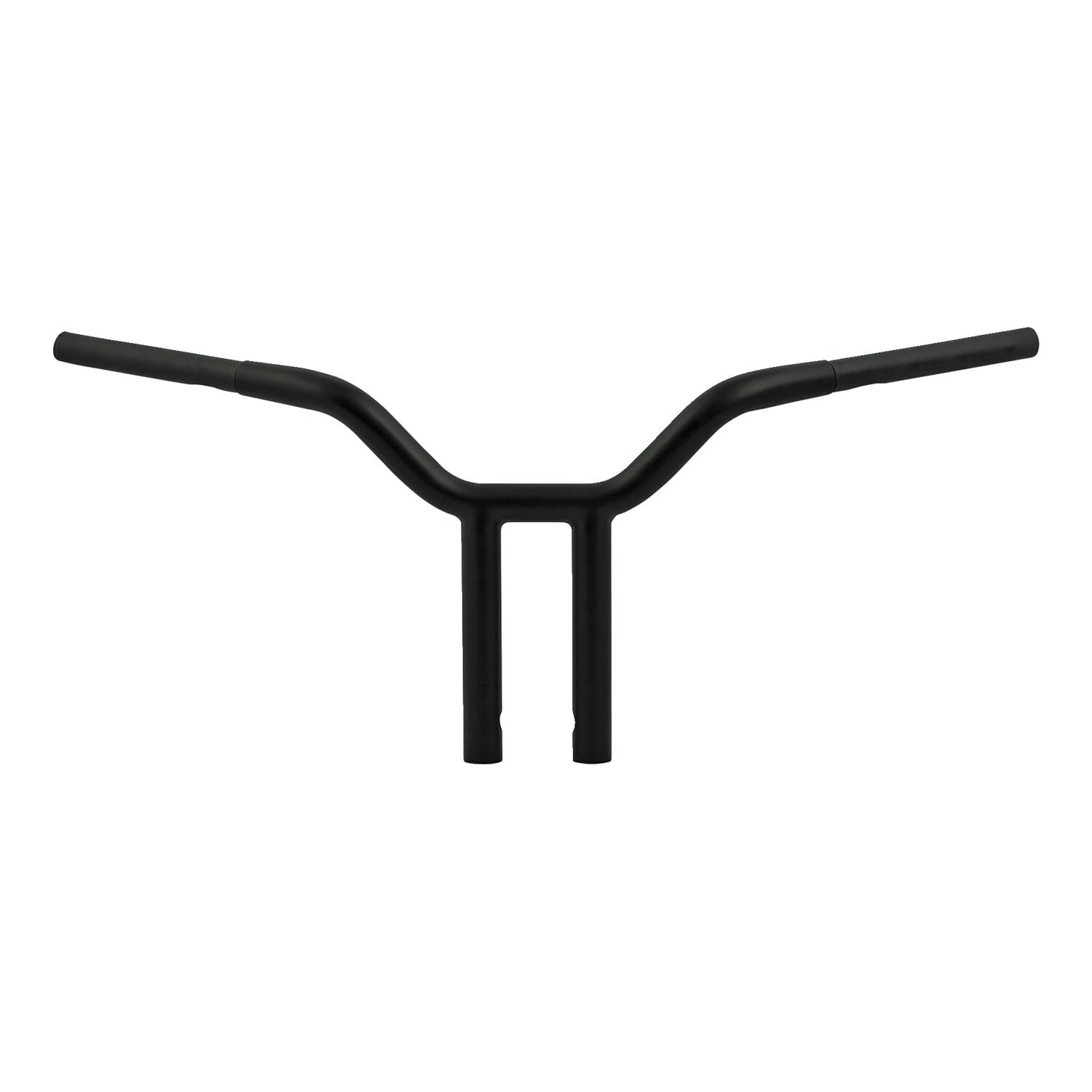 Wild1, Chubby Psycho streetfighter bar 1-1/4". Black, 12", Powder Coated