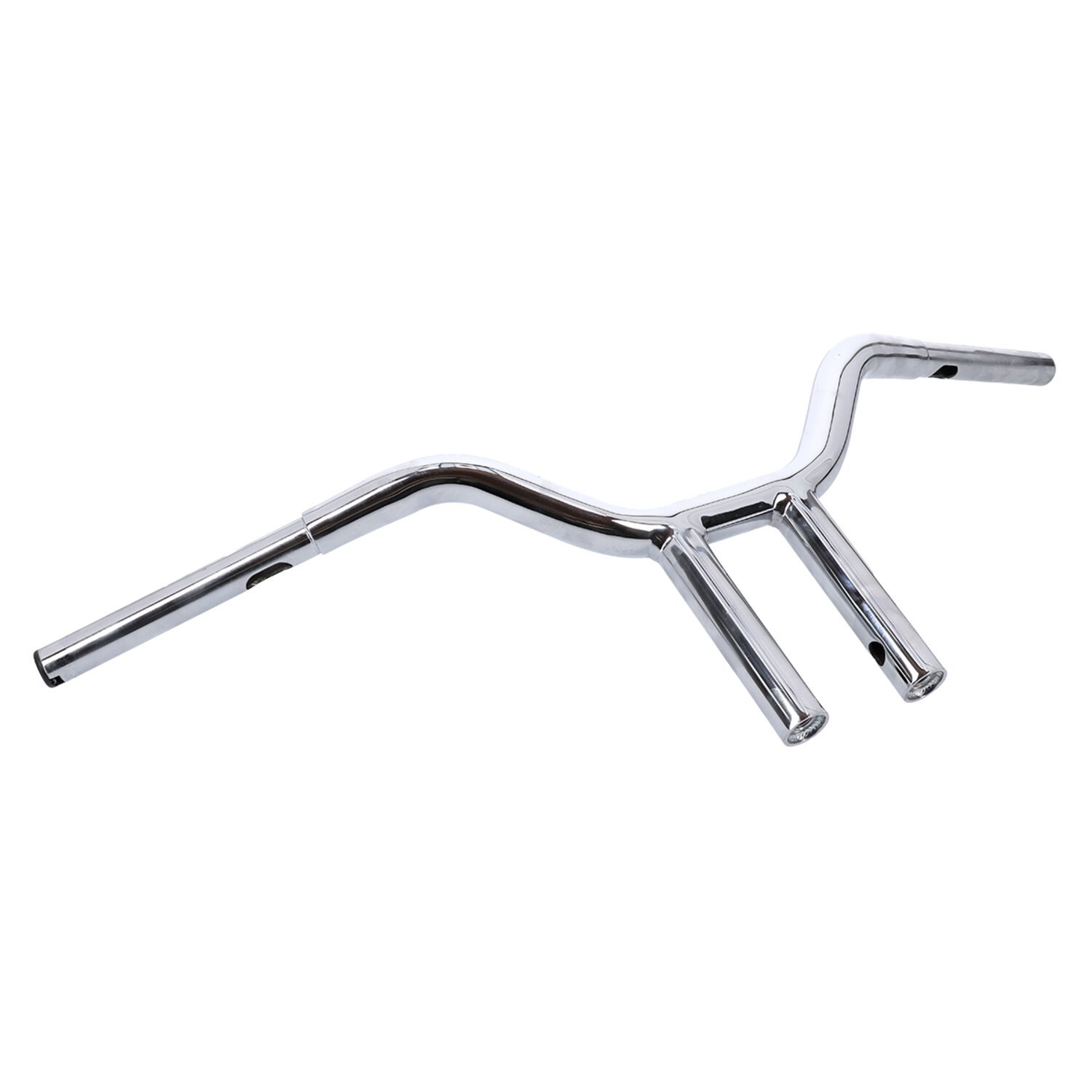 Wild1, Chubby Psycho streetfighter bar 1-1/4". Chrome, 10", Silver