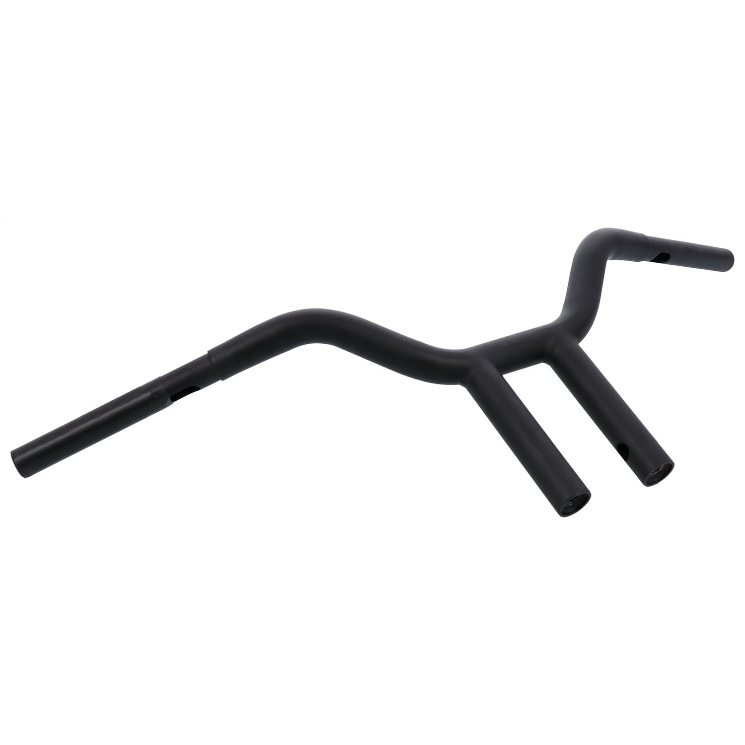 Wild1, Chubby Psycho streetfighter bar 1-1/4". Black, 10", Satin
