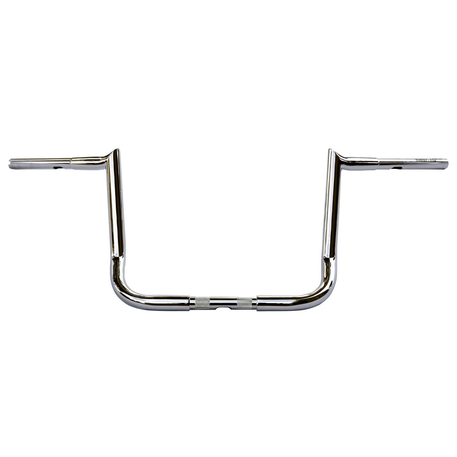 Wild1, Chubby Hooked 1-1/4" ape hangers. 12" rise, Silver, Chrome