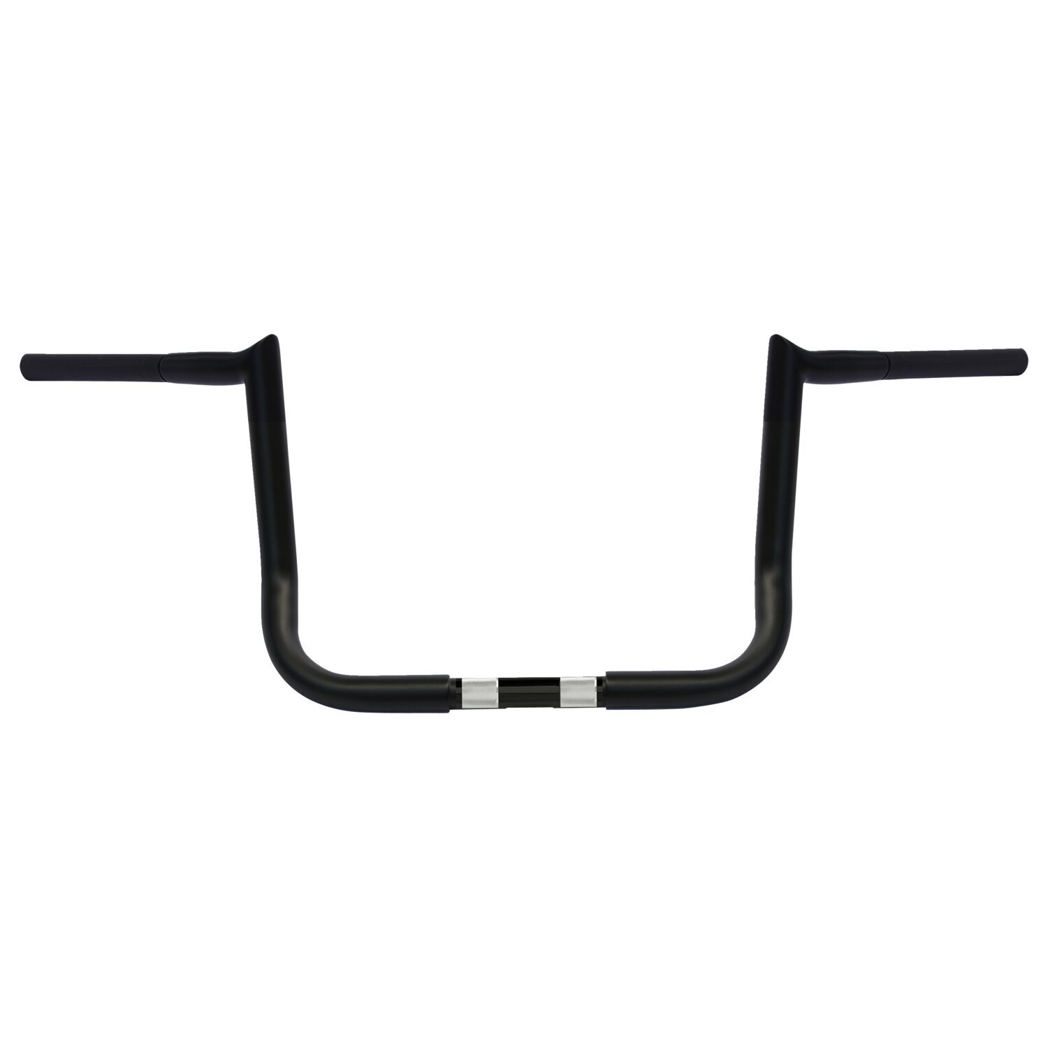 Wild1, Chubby Hooked 1-1/4" ape hangers. 12" rise, Black, Powder Coated