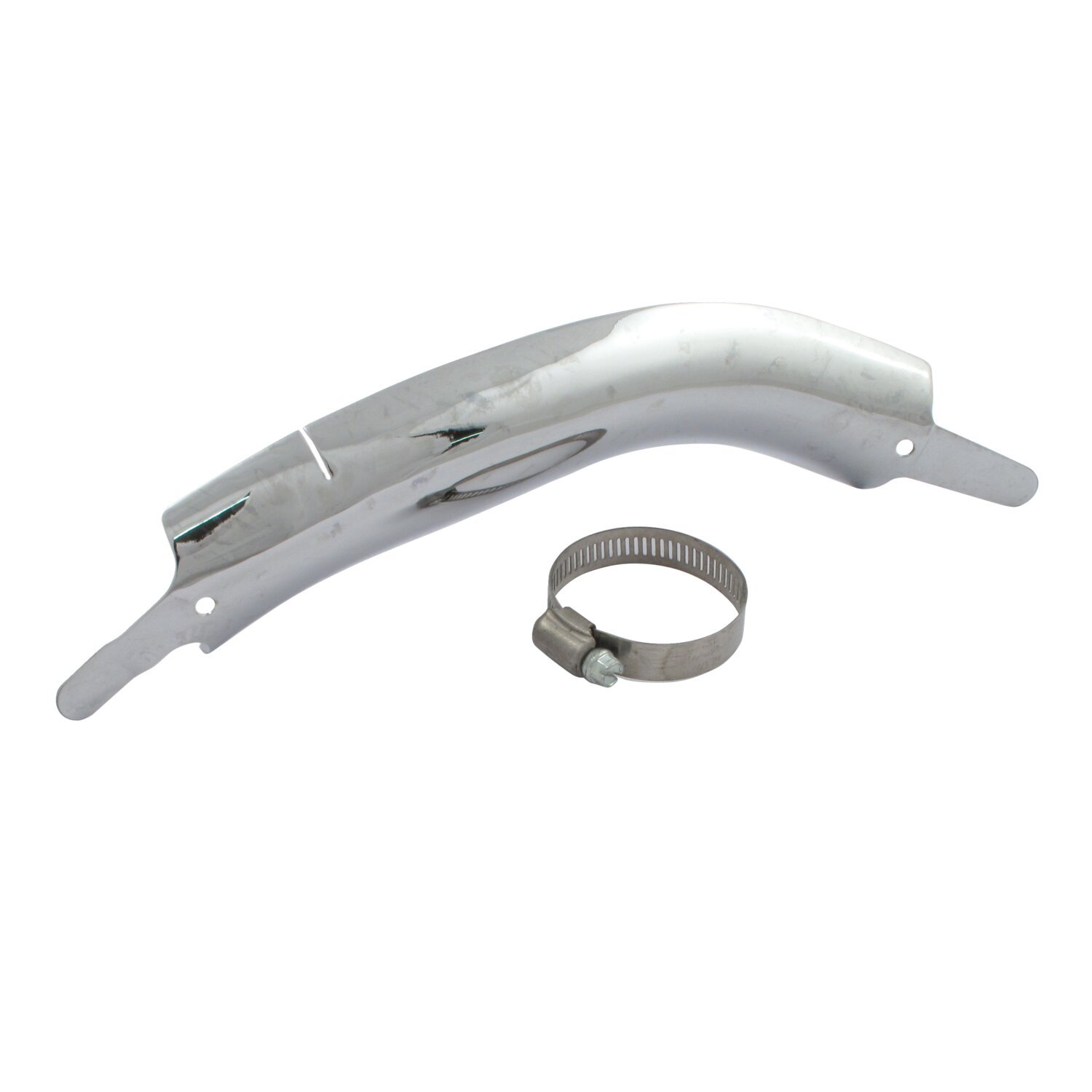 FLT front header heat shield, Chrome